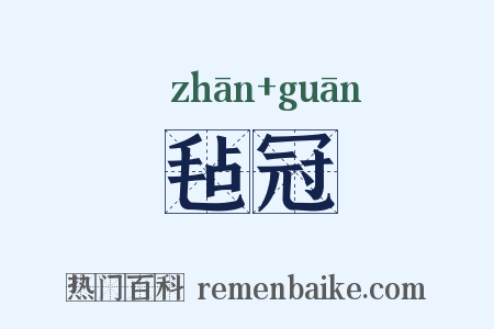 毡冠是什么意思的图片